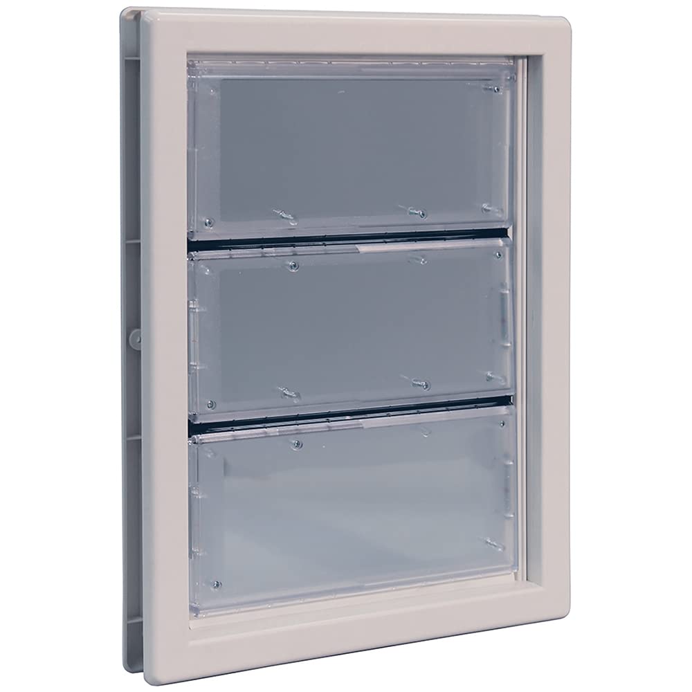 Ideal Pet Products Air Seal Pet Door With Telescoping Frame, Large, 10.25' X 15.75' Flap Size