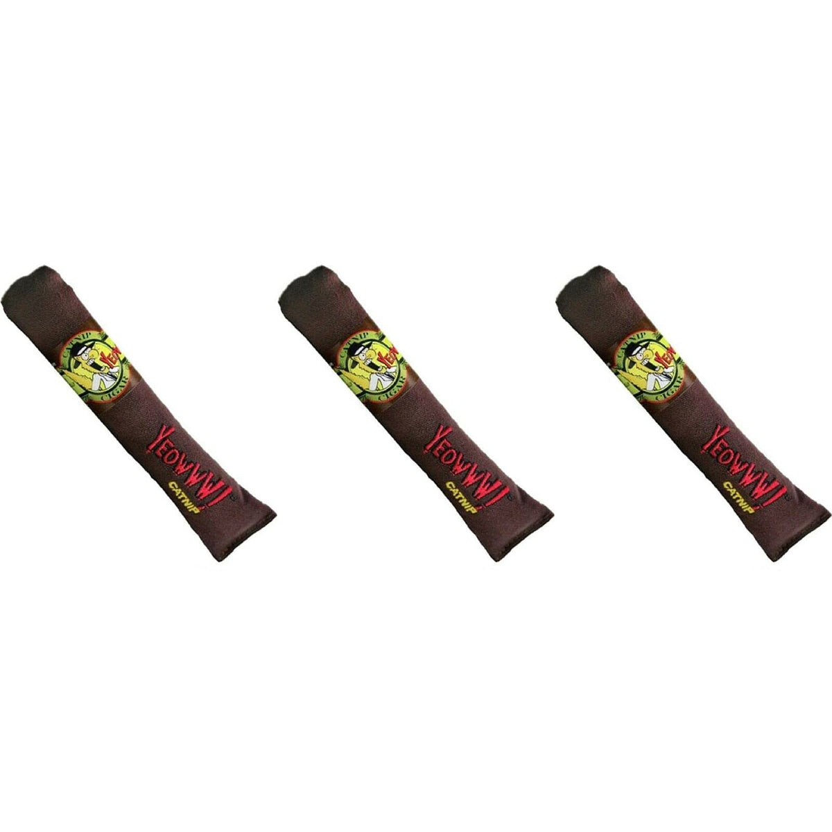 Yeowww! Catnip Cigar 3 Pack | Pure Leaf & Flowertop Blend | Cat And Kitten Toy