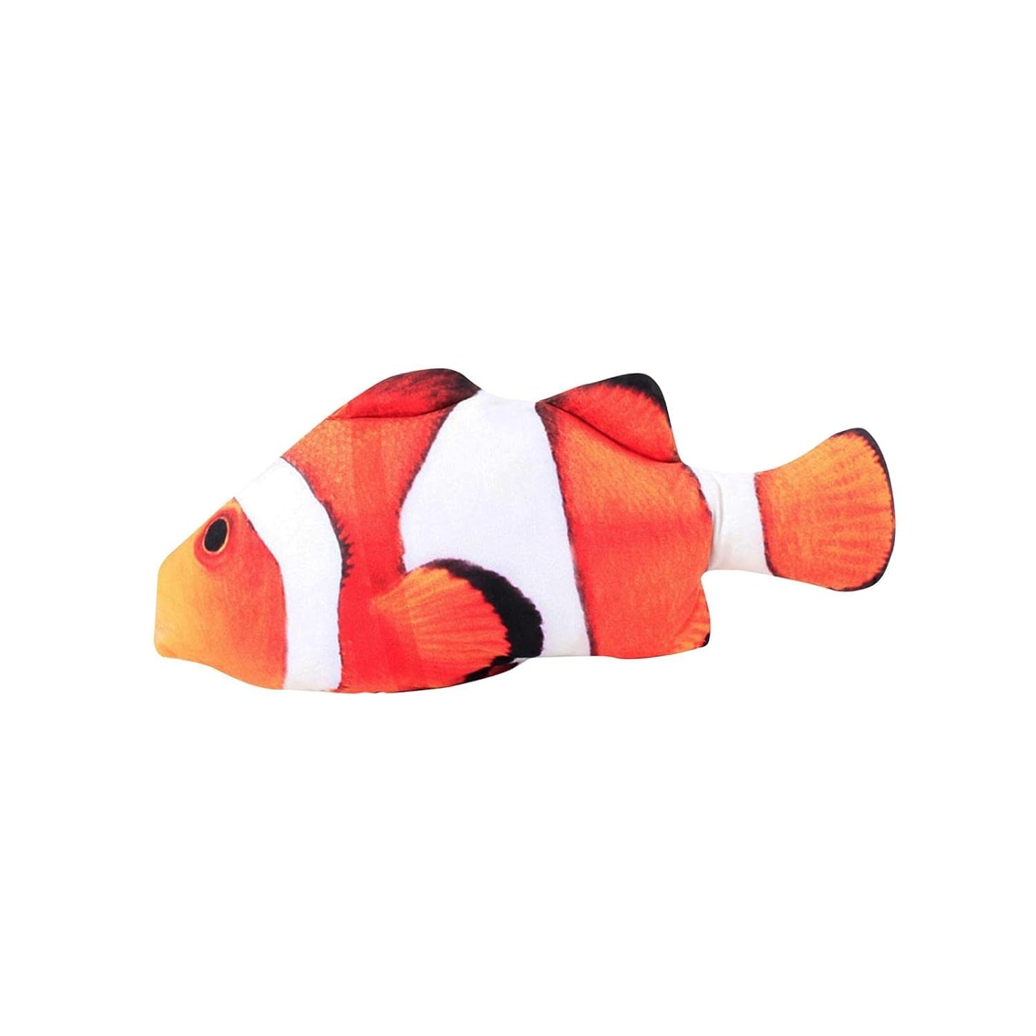 Chumspet Plush Catnip Fish Toy For Cats, Soft Stuffed Clownfish, Simulation Fish Cat Toy (18Cm)