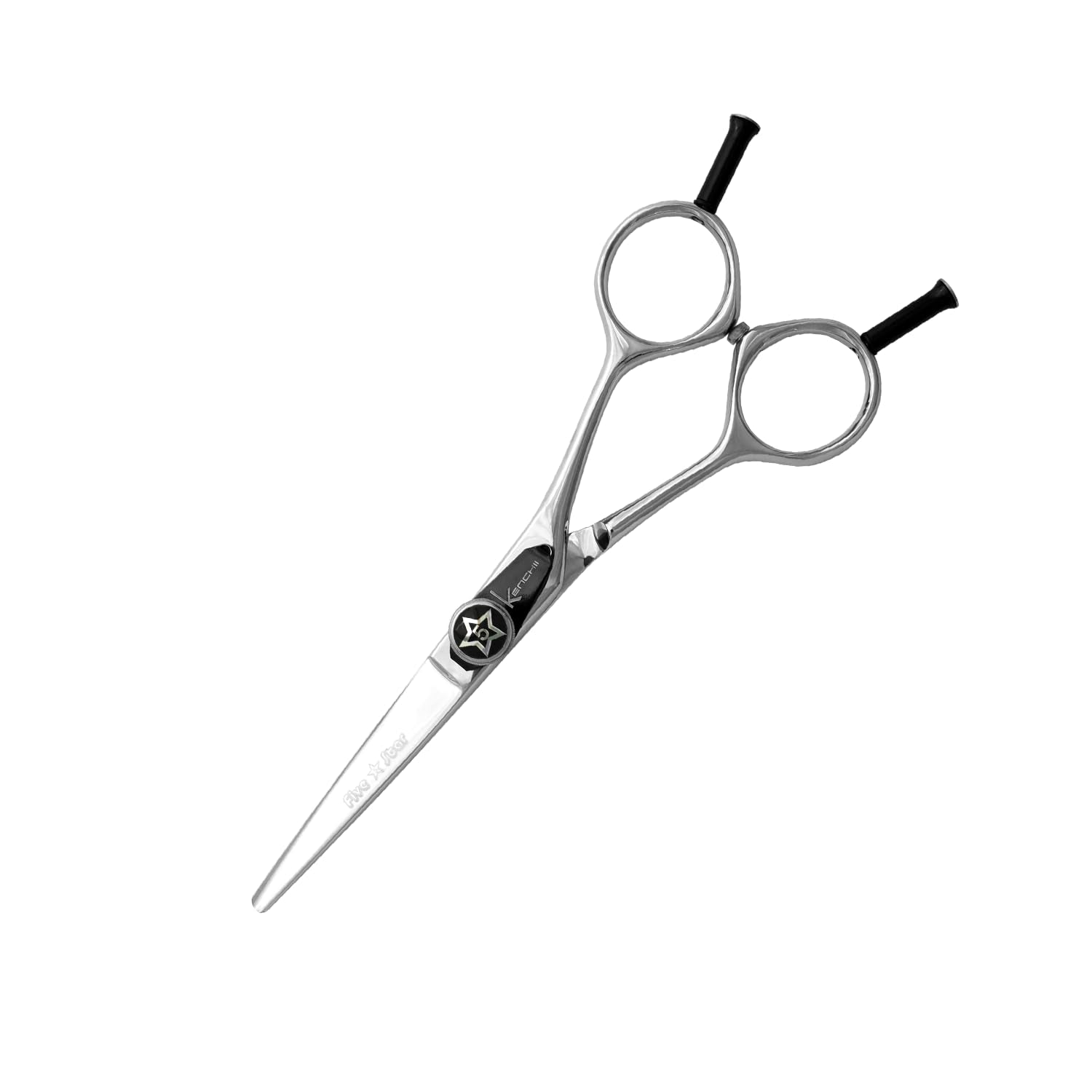Kenchii Five Star Even Handle Dog Grooming Shears, 5.5 Inch Straight Shears, Light Weight, Heavy Duty Pet Grooming Scissor For D