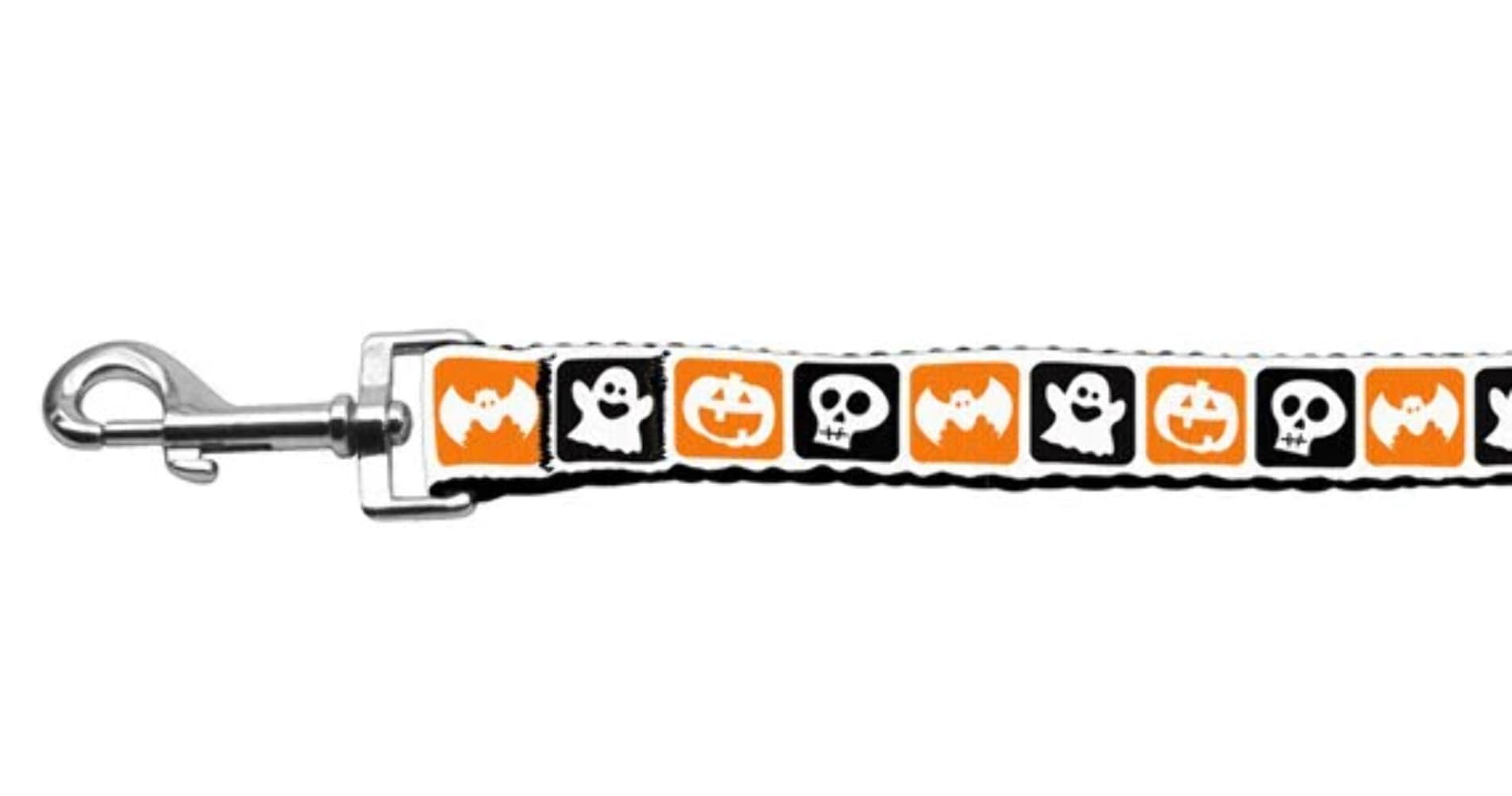 Halloween Pet Dog & Cat Nylon Collar or Leash, &quot;Classic Halloween&quot; XS Collar