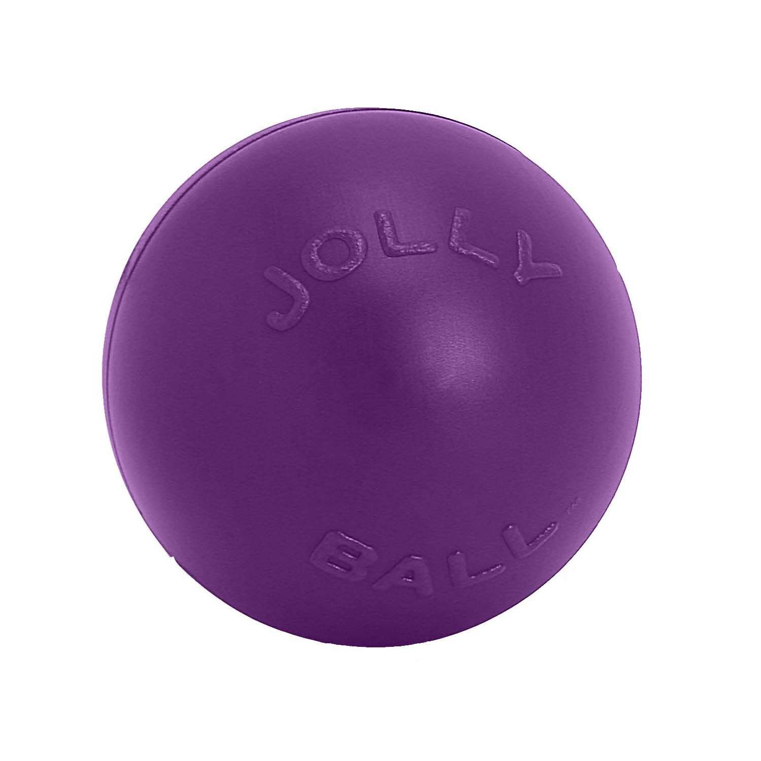 Jolly Pets Push-N-Play Ball Dog Toy, 14 Inches/Extra-Large, Red All Breed Sizes