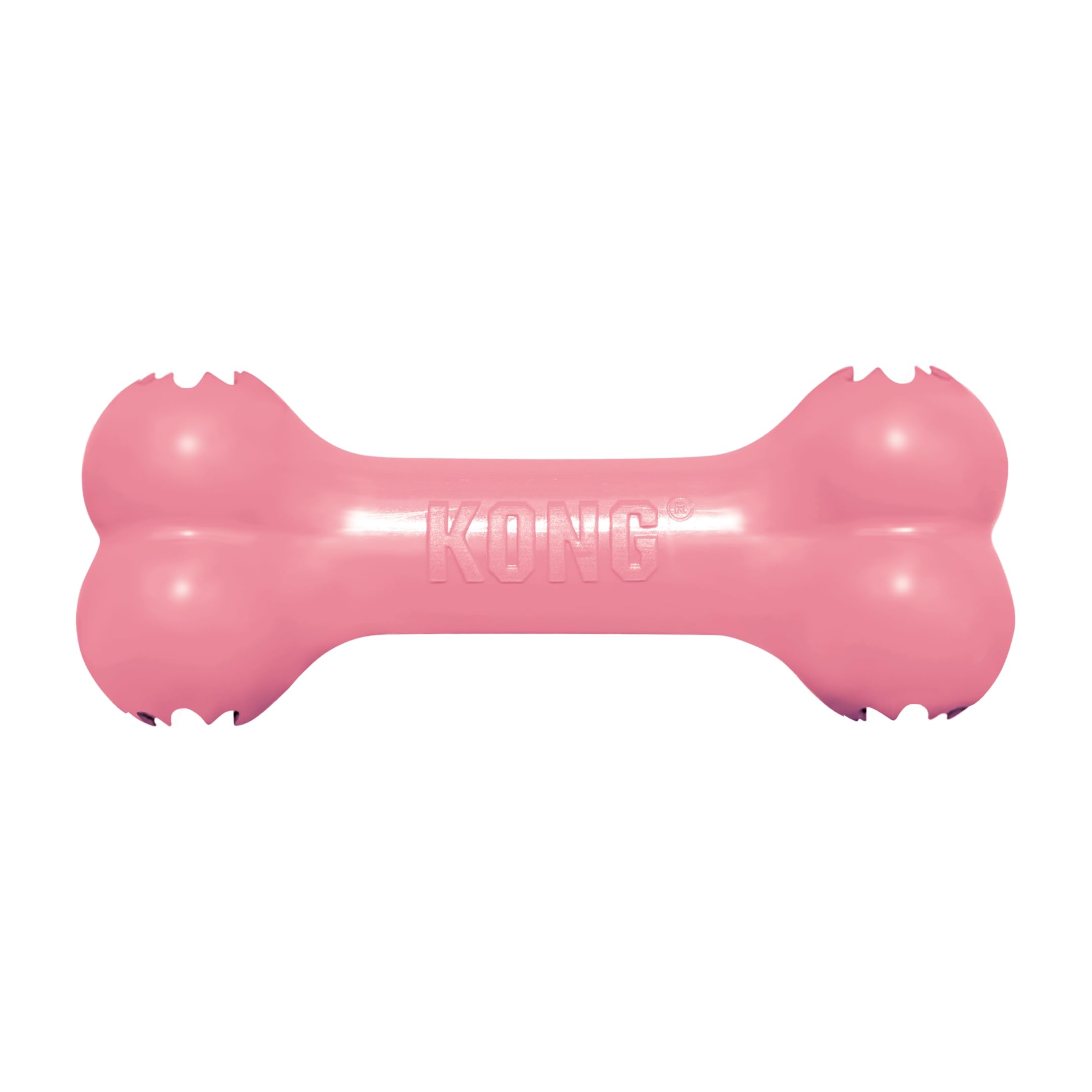 Kong Puppy Goodie Bone - Stuffable Dog Toy For Small Puppy - Natural Rubber Chew Toy For Puppies - Small Dog Toy For Teething Puppies - For Small Puppies - Pink