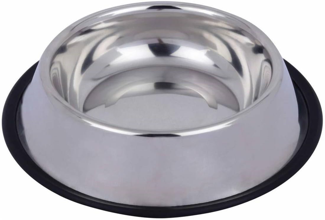 Chullbull Pet Products 700 Ml Pack Of 1 Stainless Steel Dog Bowl | Durable Steel Bowl For Dogs And Cats | Ideal For Food And Wat