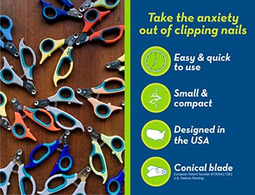 Zen Clipper Pet Nail Clipper For Dogs - Dog Nail Clipper For Safer Dog Grooming And Nail Care - Clean, Quiet, And Easy-To-Use St