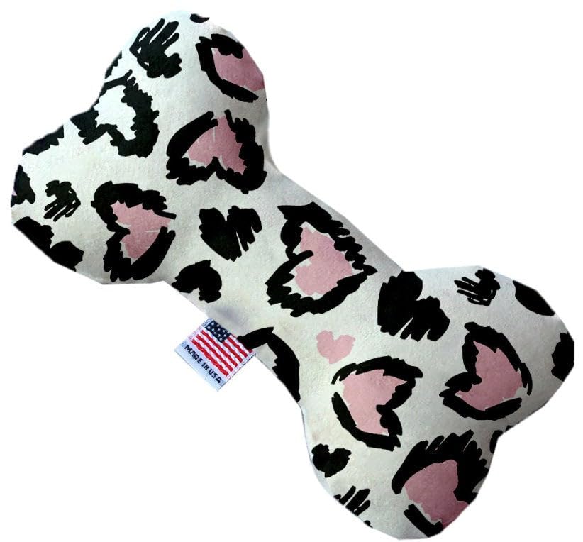 Pet and Dog Plush Heart or Bone Toy, &quot;Valentine's Day Group&quot; (Available in different sizes, and 8 different pattern options!) Diva 8&quot; Plush Bone