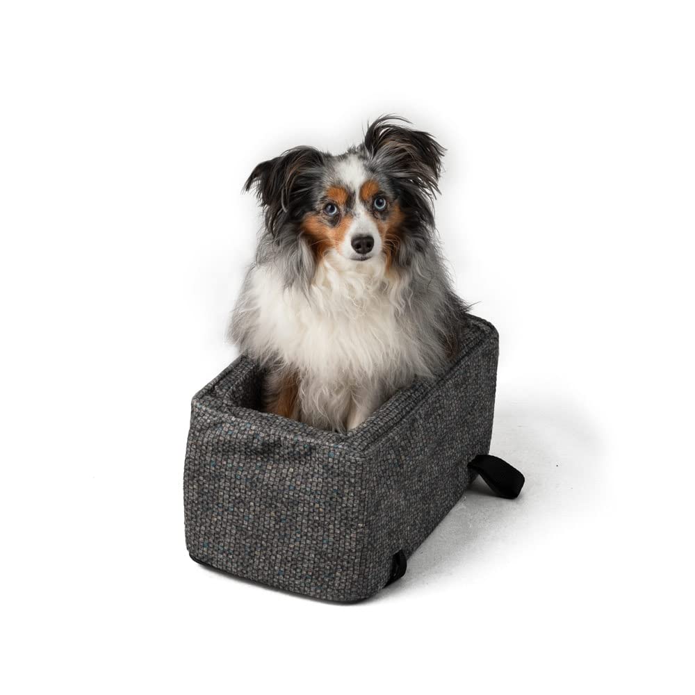 Snoozer Luxury Console Pet Car Seat, Small Luxury, Navy Mutt