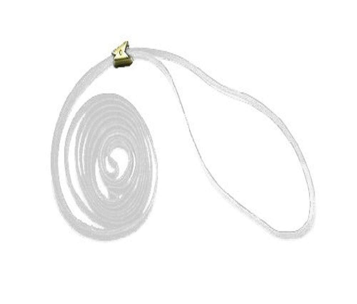 Resco Professional Cordo-Hyde Dog Show Lead, 3/16-Inch Wide X 56-Inch Long, White