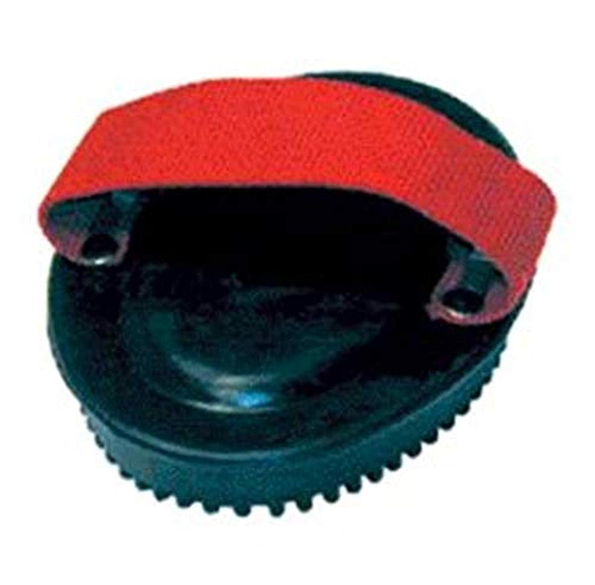 Horse And Livestock Prime 222745 Web Handled Rubber Curry Comb For Horses Black