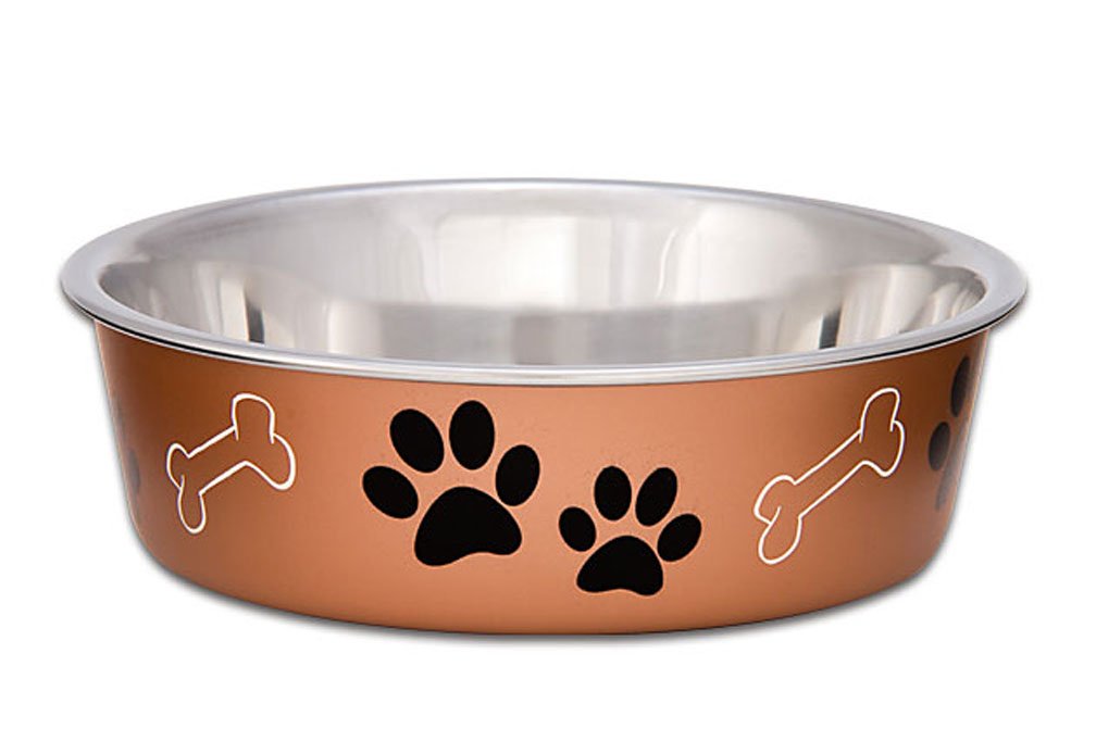 Loving Pets Bella Dog Bowls- Stainless Steel Dog & Cat Bowls - Spill Proof Dog Food Bowl, Cat Bowl, Puppy Essentials & Pet Suppl