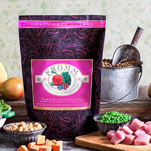 Fromm Four-Star Nutritionals Pork & Peas Dog Food - Premium Dry Dog Food - Pork Recipe - 12 lb