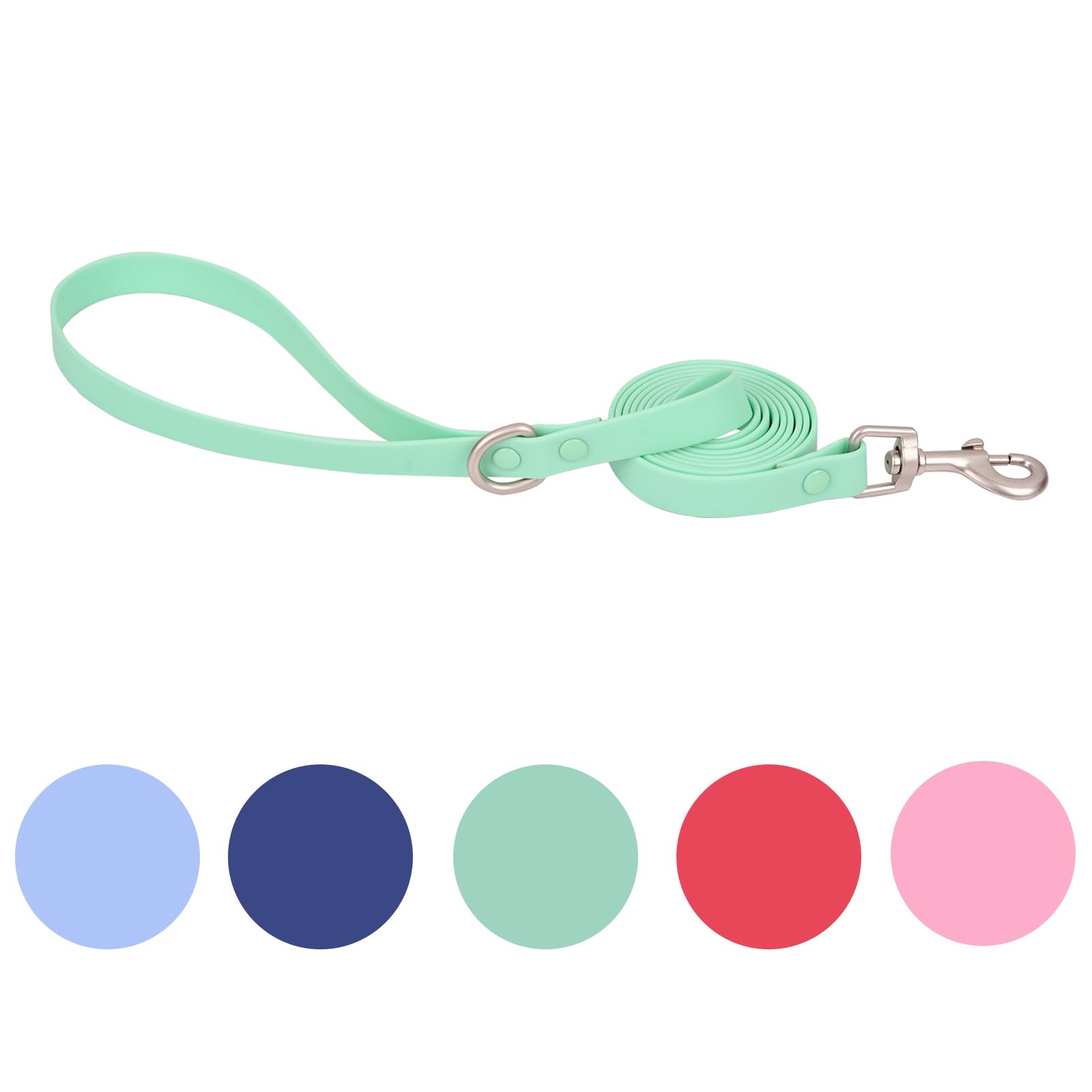 Waterproof Dog Leash Soft Dog Walking Leashes With Safety Buckle Pet Leash For Small Medium Large Dogs