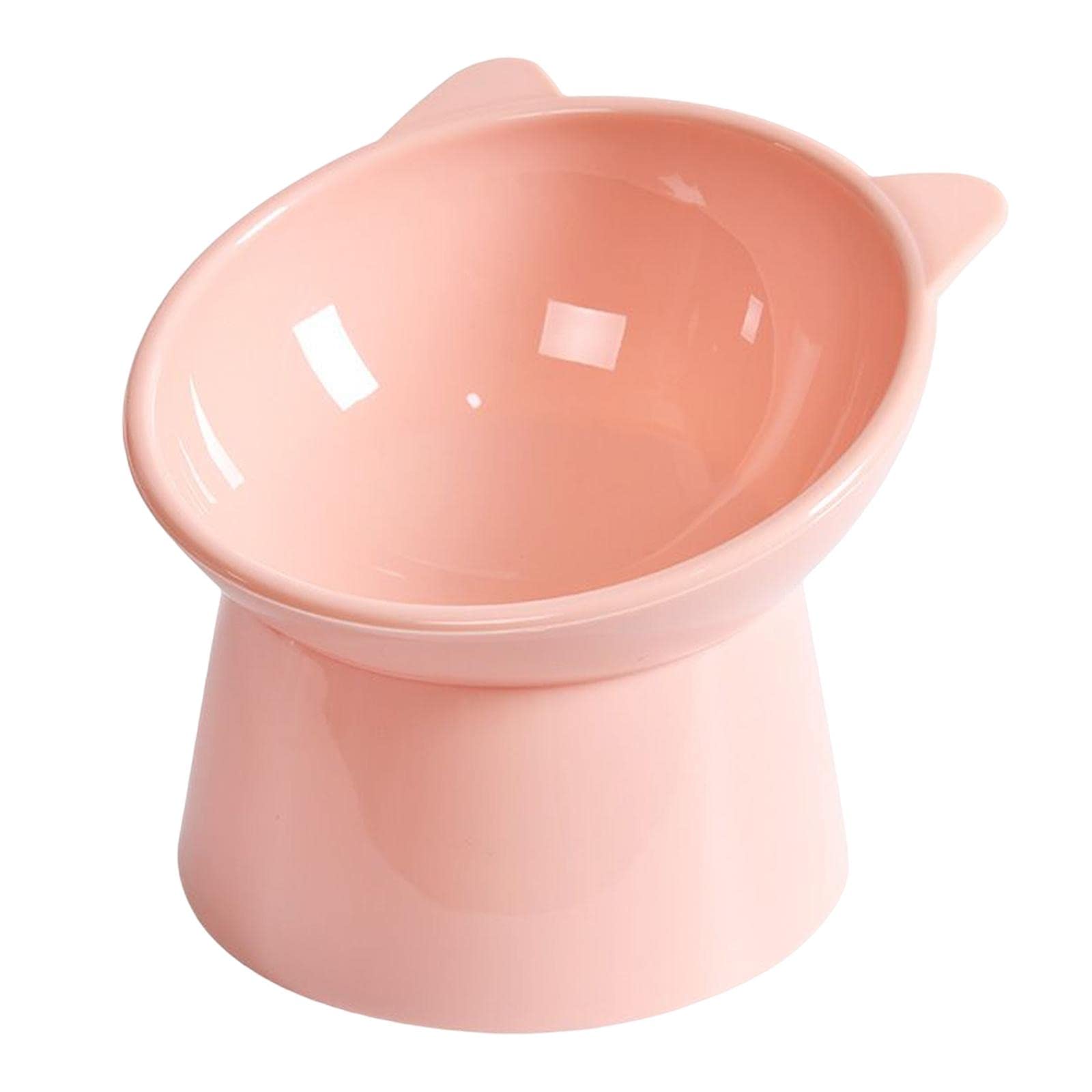 Bnf Elevated Raised Cat Bowl Food Bowl Water Feeder Puppy Non Slip For Dog Pink