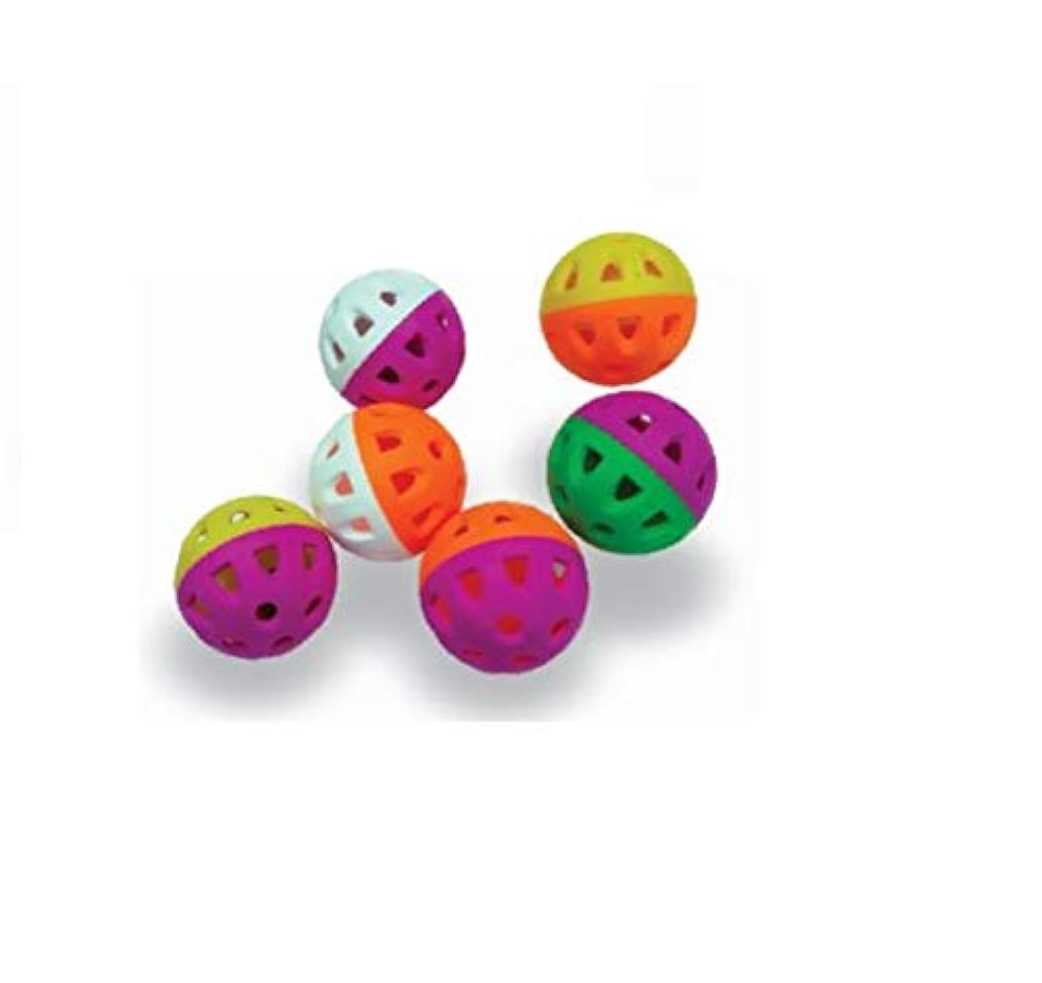 Petslife Bird Ball Toys With Rattler Pack Of 4