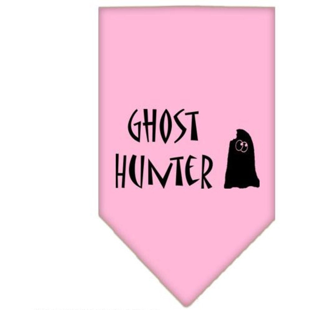 Mirage Pet Products Ghost Hunter Screen Print Bandana for Pets, Small, Light Pink