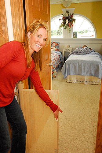 Retract-A-Gate 52' Café: The Original And Only Made In Usa Retractable Baby, Dog, & Cat Gate