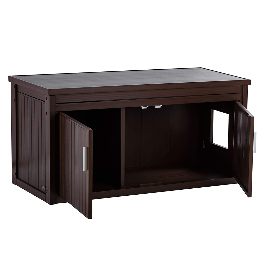 Litterloo Bench, Litter Box Cover /Russet