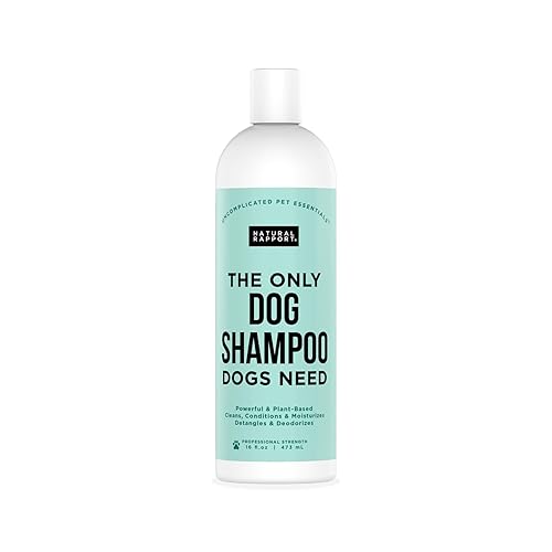 Natural Rapport Pet And Dog Shampoo - The Only Dog Shampoo Dogs Need - Complete Wash For Pets, All Breeds (16 Fl Oz.)