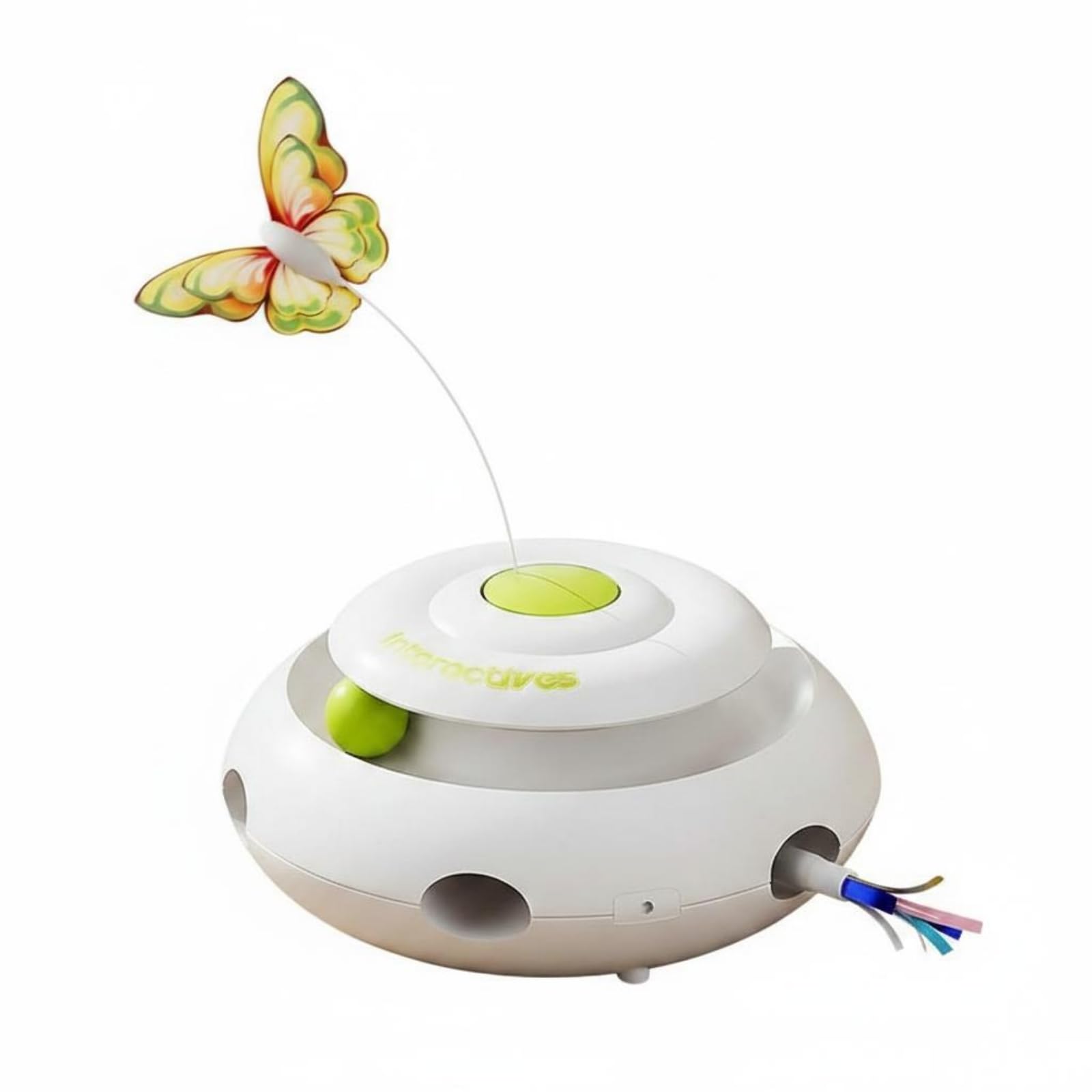 Heavenglow MultiFeature Interactive Kitten Toy SensorActivated Rolling Ball Kitten Toy Rechargeable Pet Plaything LowHeight F