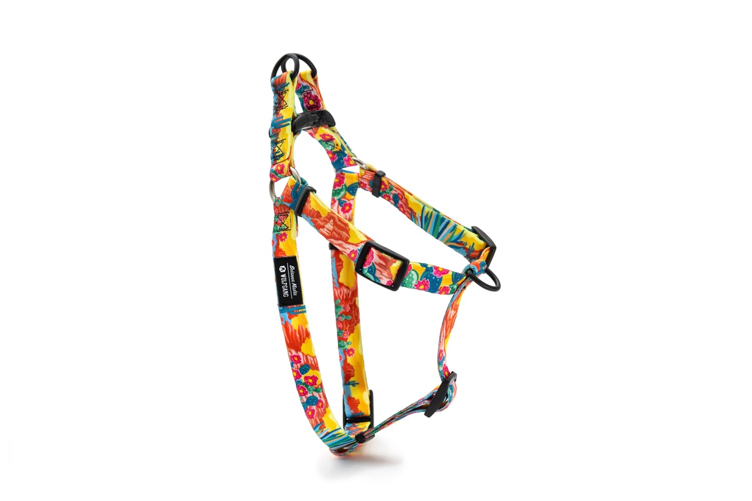 Wolfgang Heavy Duty Adjustable Dog Harness, Pull-Tested To Over 800 Lbs For Walking & Training, Packleader Print, Medium