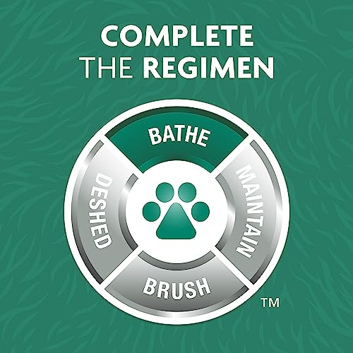 Furminator Bathing Brush, Dog Bath Brush, Loosens Pet Hair, Dispenses Shampoo And Conditioner, Gray
