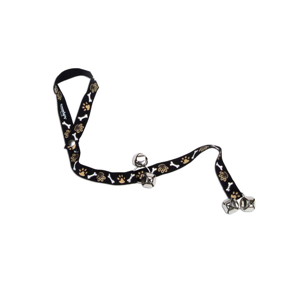 Coastal Pet - Advance - Dog Potty Training Bells, Brown Paws And Bones, 1' X 31'