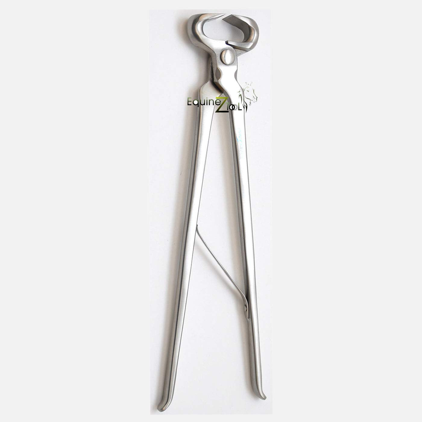 Hoof Nipper 12'' Spring Loaded Vanadium Steel Farrier Tool In Dull Finish