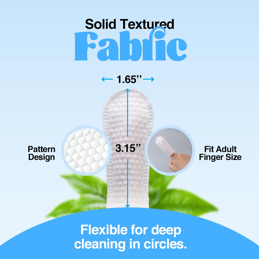 Bandvet Wrap Pack Dog Teeth Cleaning Wipes - No-Rinse Cat Toothbrush, Effective Dog Breath Freshener - Essential Pet Supplies (9