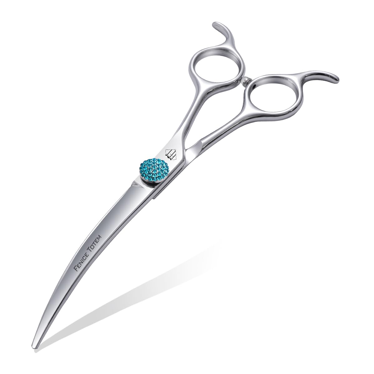 Fenice Professional Grooming Curved Shear: 45 Degree Super Curves Scissors For Dogs 6.5' Big Arc Curved Shears Made Of Japanese