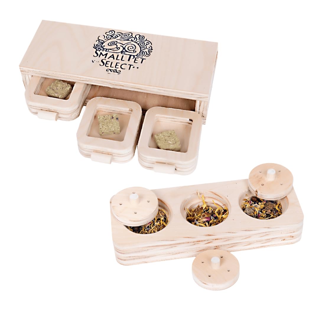 Small Pet Select- Wooden Lid & Drawer Puzzles Bundle