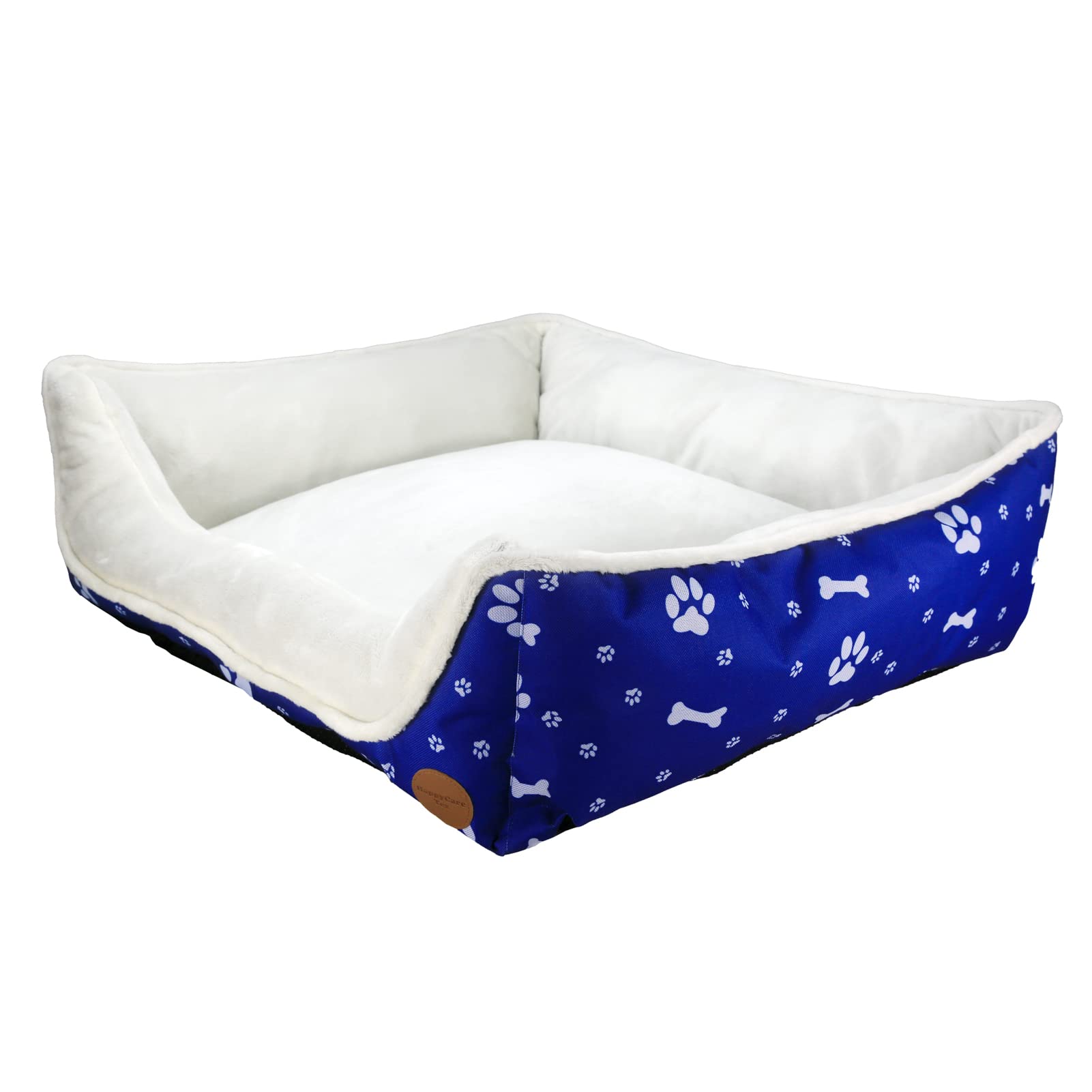 Long Rich Rectangle Dog Bed, Super Soft Plush Pet Bed For Indoor Cats Dogs, Reversible Polyester Dog Bed, Anti-Slip Bottom, Mach