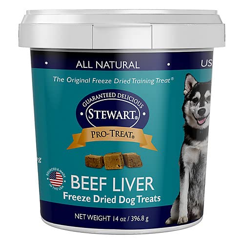 Stewart Freeze Dried Beef Liver Dog Treat 14 oz.