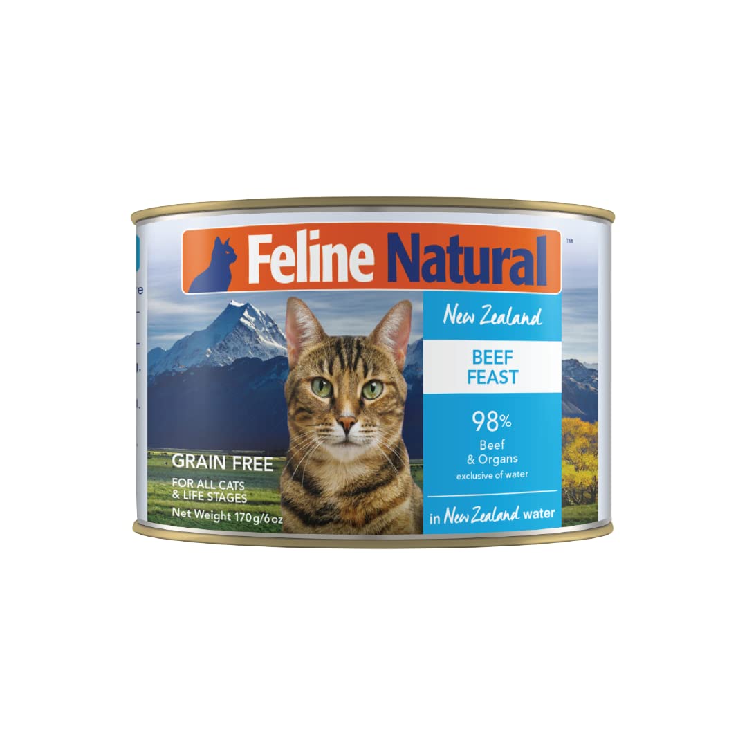 Feline Natural Pate Wet Food for Cats - Chicken Feast, Grain-Free, High Moisture, 3 Ounce (Pack of 24), New Zealand Made Protein