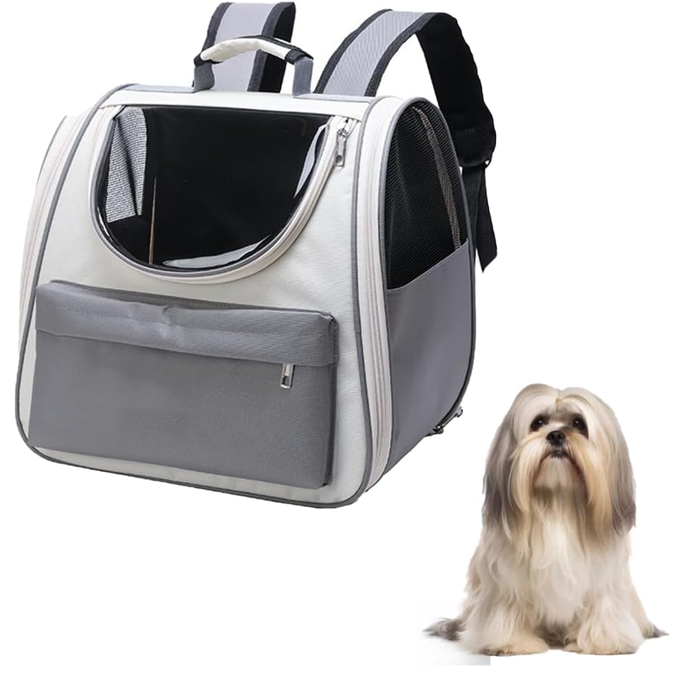 Arcanine Cat Bag Go Out Portable Backpack Washable Pad Travel Space Capsule Backpack Supplies Cage Pet Supplies (Grey)