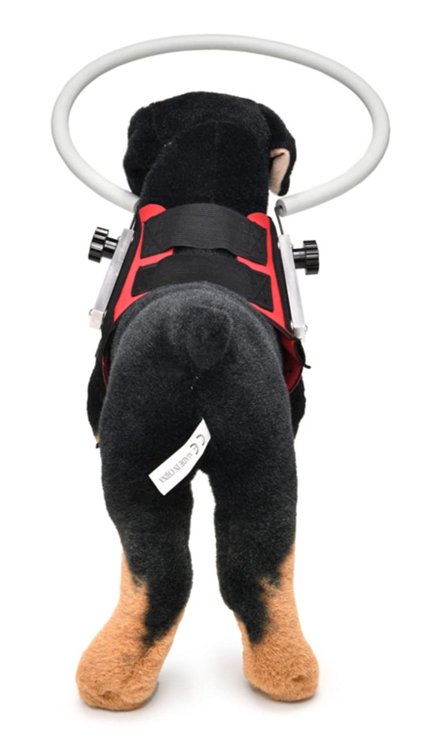 Gabefish Ring Harness For Blind Dog, Lightweight Blind Ring For Pets, Blind Dog Bumper, Bump Guard For Blind Dogs Red Small