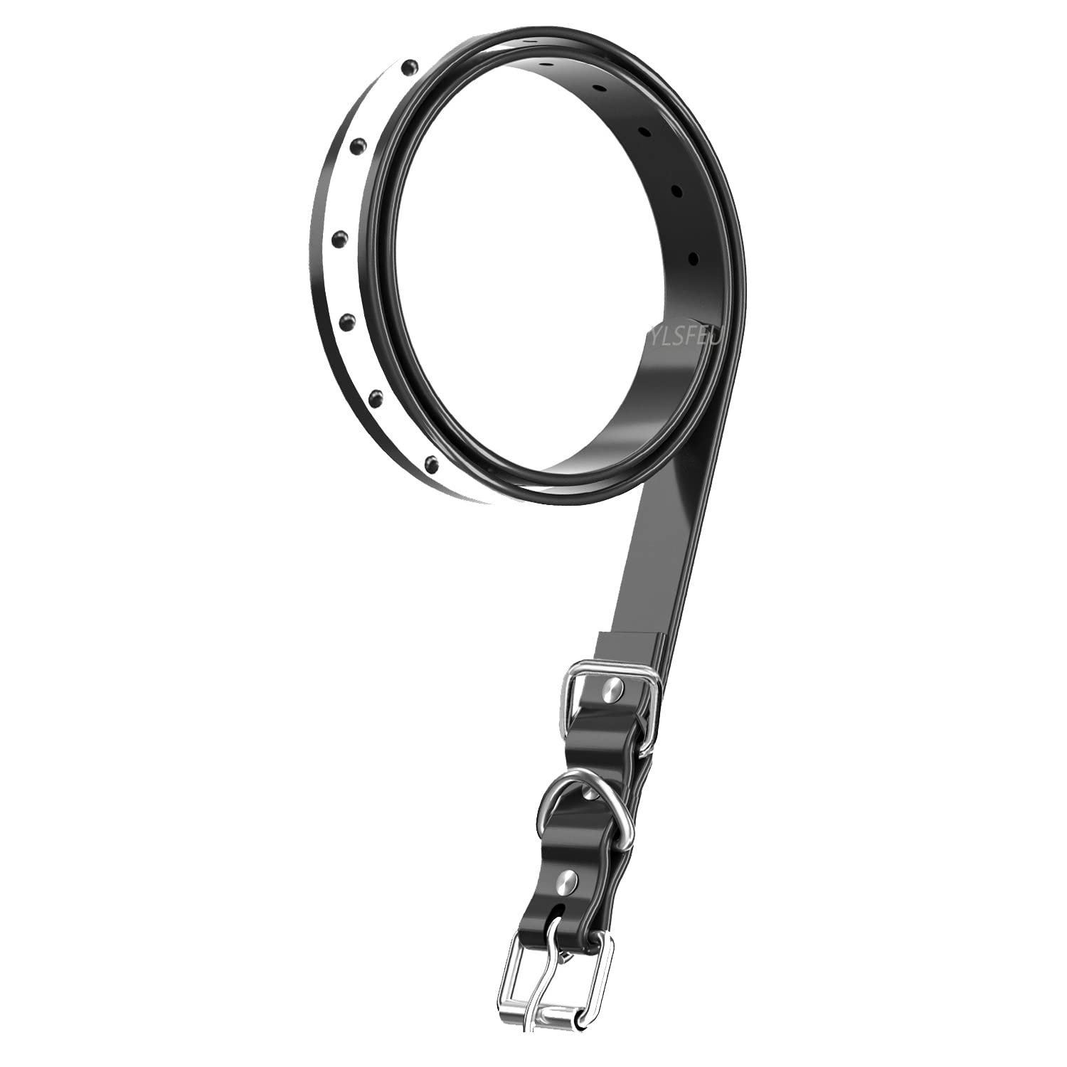 Dog Collar Strap For Most Of Electronic Training Shock Collar Receivers-Adjustable Durable Waterproof Odorless 3/4 Inch Collar Replacement For Barking Fence-Pet Tpu Collar Strap