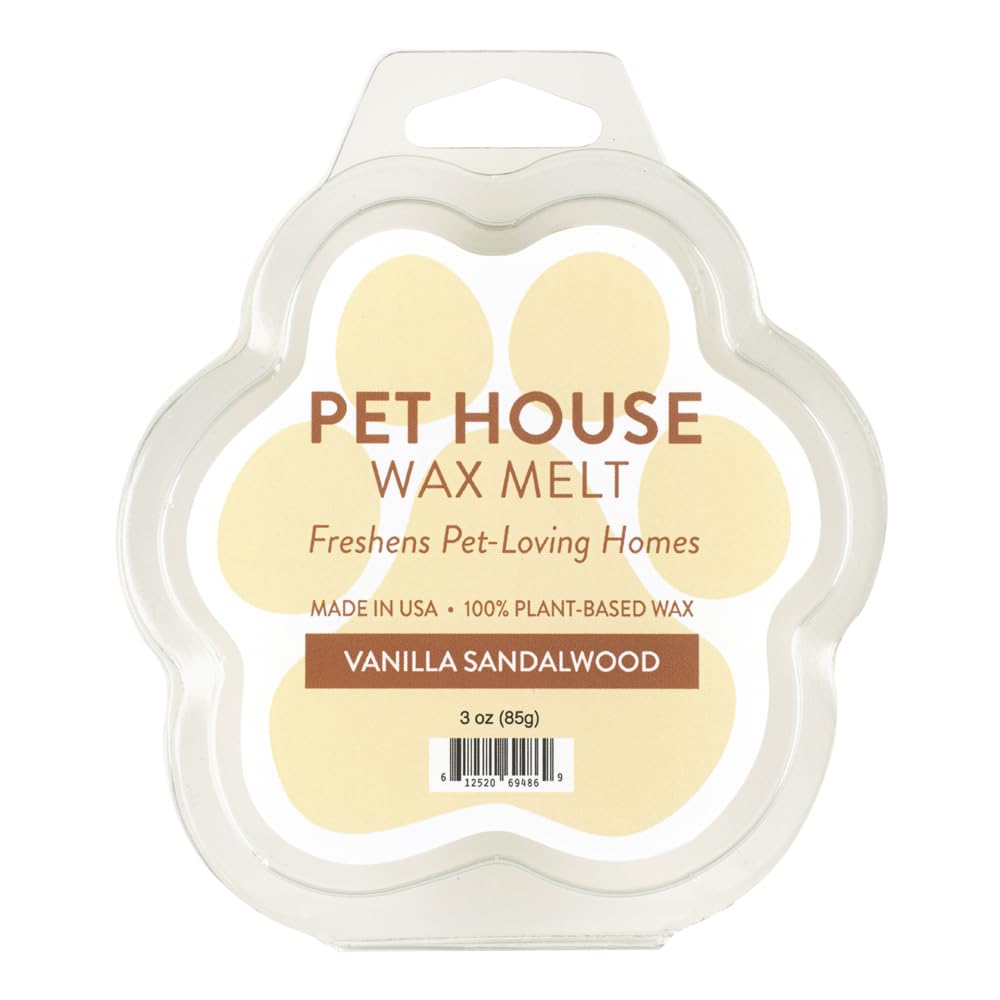 One Fur All 100% Natural PlantBased Wax Melts, Pack of 2 by Pet House  Long Lasting Pet Odor Eliminating Wax Melts NonToxic, 