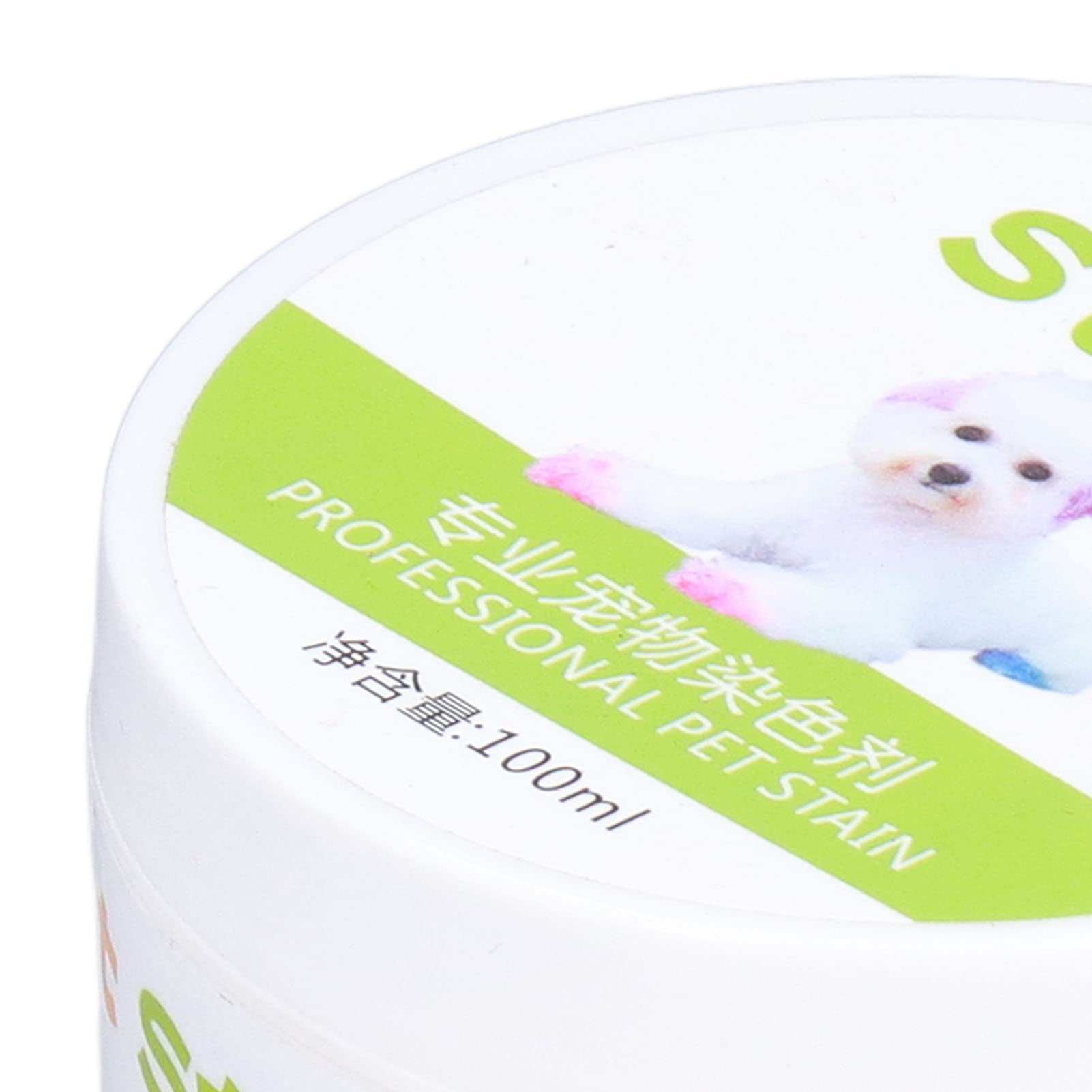 Dog Hair Coloring Agent, Fashionable Diy Pet Grooming Easy To Use Pet Hair Dye Permanent For Pet Grooming (Jet Black)