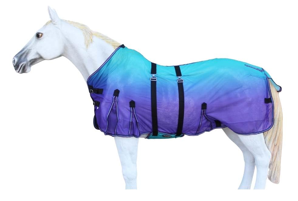 Challenger Horse Mesh Fly Sheet Lightweight Breathable Summer Spring Sheet Belly 73440