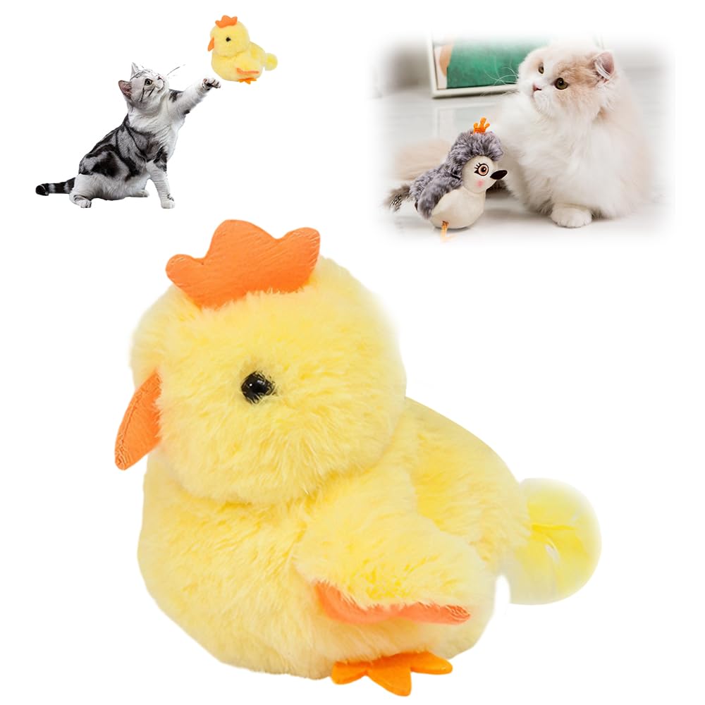 Leiteea Flapping Chick Cat Toy, Hand Controller Halloween Recharge Cord