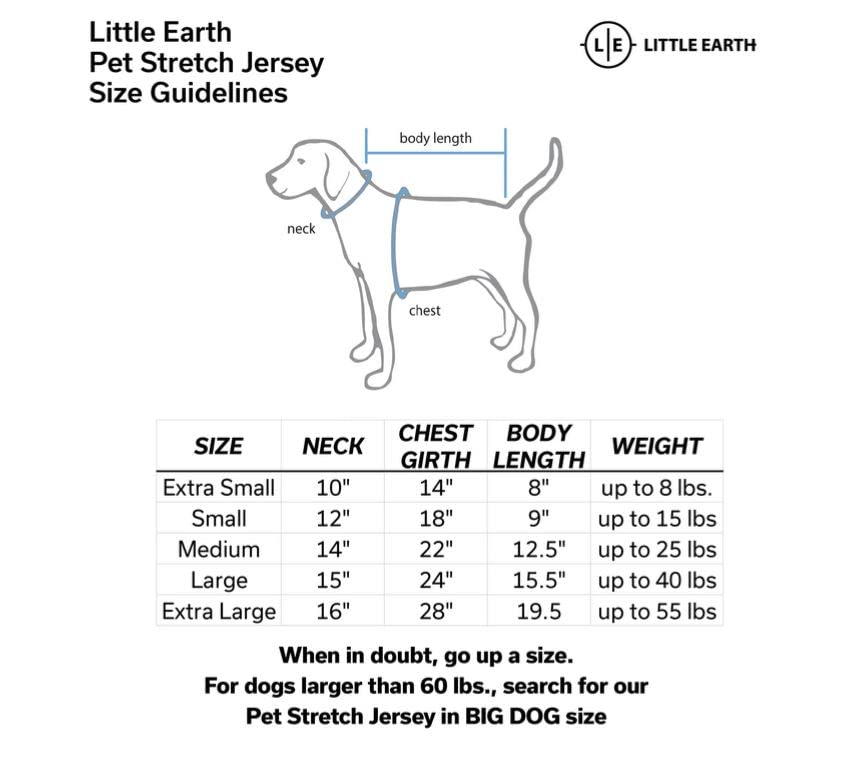 Littlearth Ncaa Ohio State Buckeyes Stretch Pet Jersey, Team Color, Small