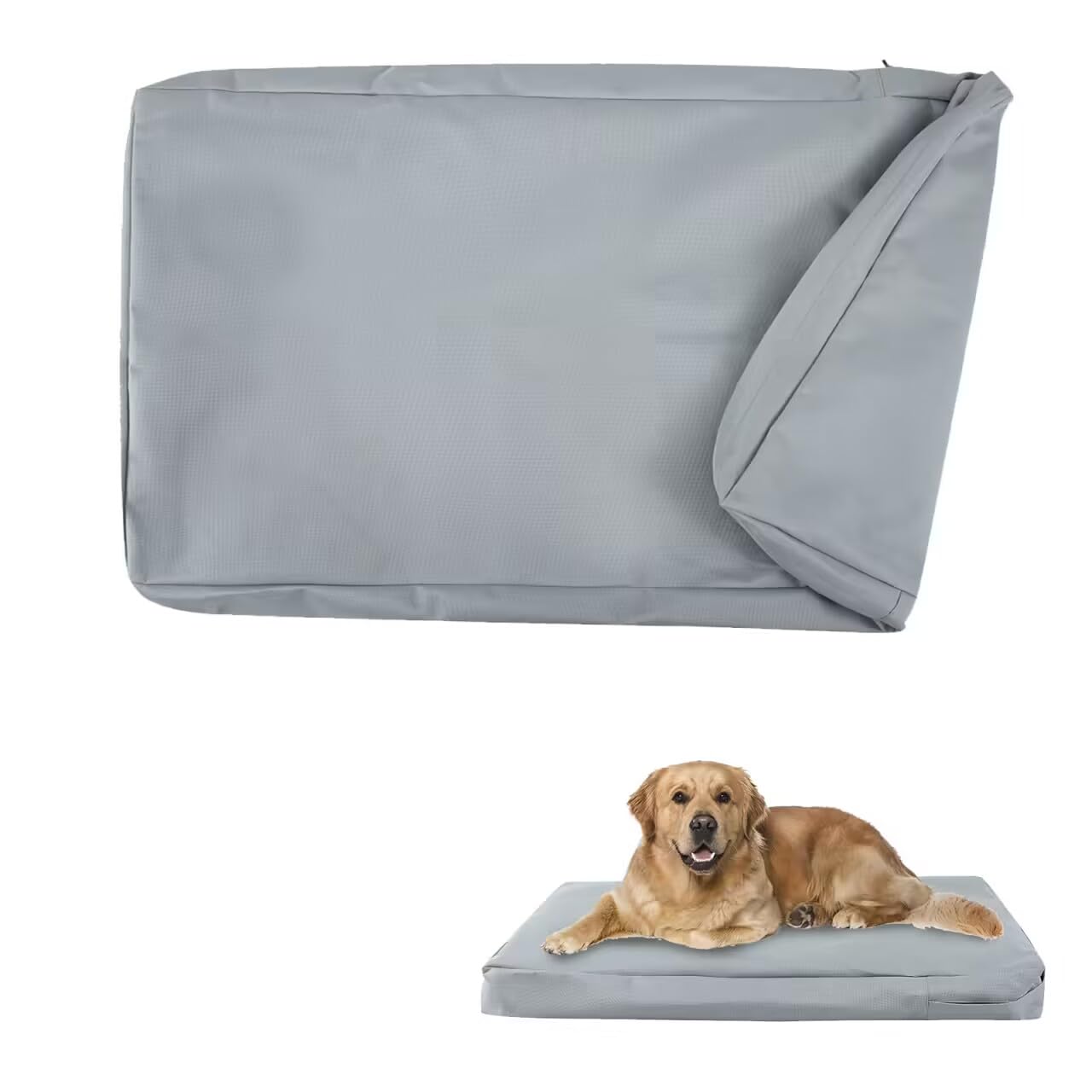 Waterproof Dog Bed Cover,Washable Dog Crate Pad Replacement Cover,Removable Pet Dog Crate Pad Replacement Covers for 42 Inch Cra