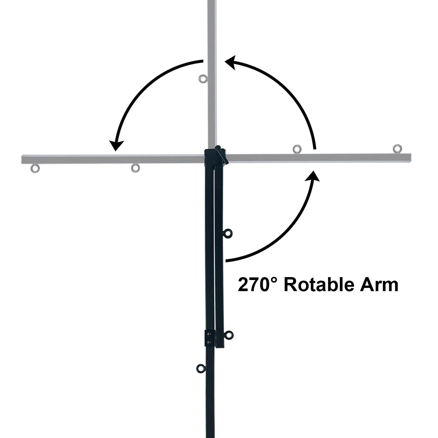 SHELANDY Pet Grooming Arm with Clamp - 35" Adjustable Height, Black, Includes No-Sit Haunch Holder, Model STL-1705