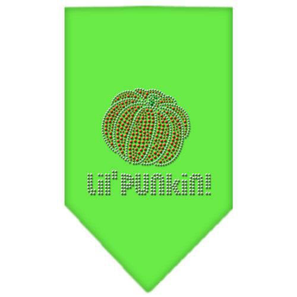 Halloween Pet and Dog Bandana Rhinestone, Lil Punkin Cocoa Large