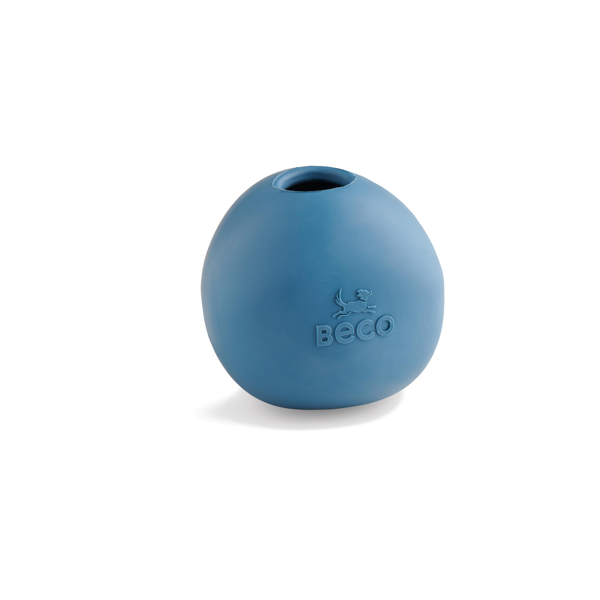 Beco Natural Rubber Wobble & Stuffable Ball Fetch Dog Toy, Perfectly Crafted for Endless Fun, Interactive Bouncing, and Treat-Di