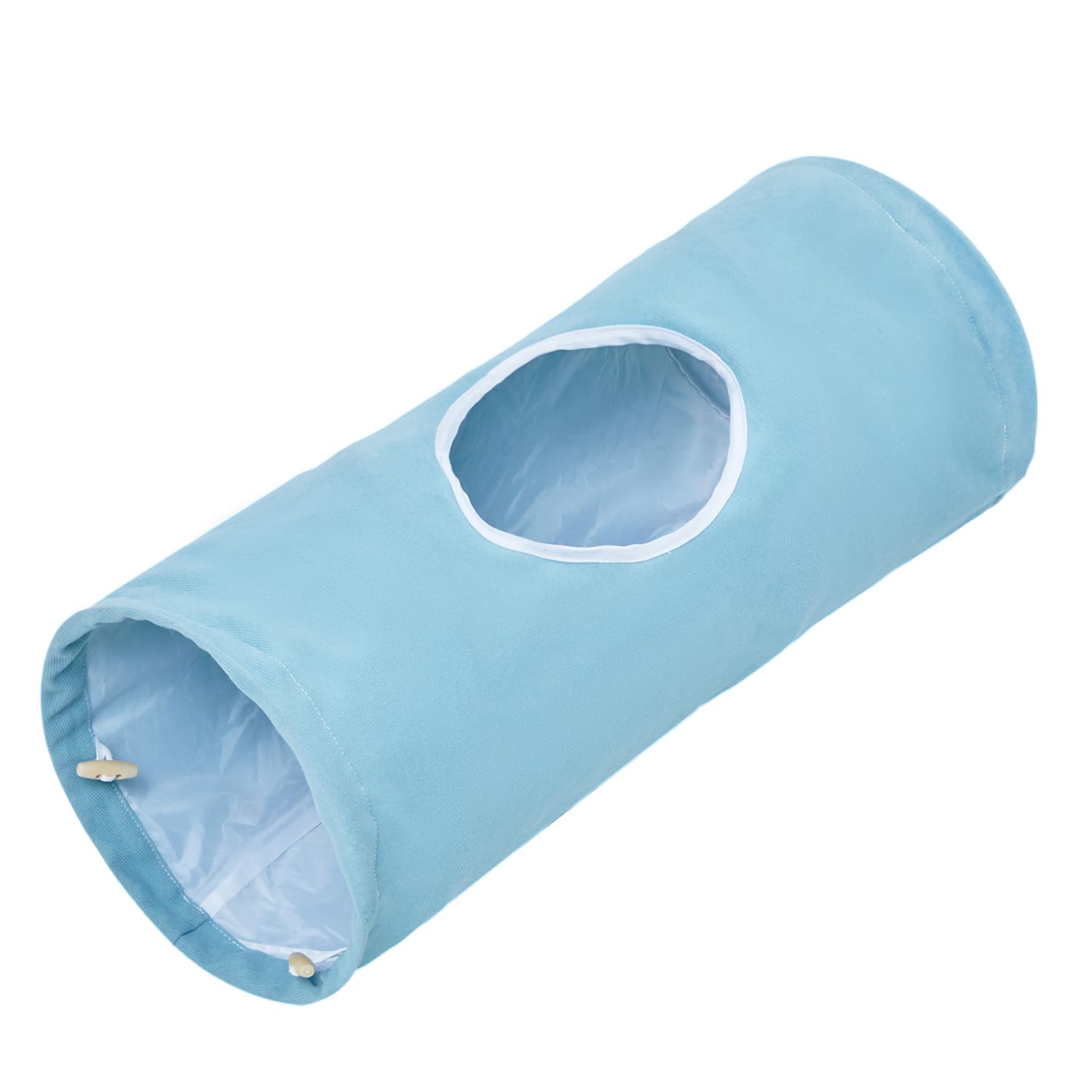 Paopo Cat Tunnel,Cat Tunnels For Indoor Cats Collapsible Large Cat Tunnel Cute Cat Tunnel Toy For Cat,Kitten,Puppy,Rabbit,Purple