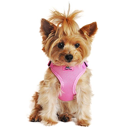Wrap and Snap Choke Free Dog Harness by Doggie Design  Candy Pink