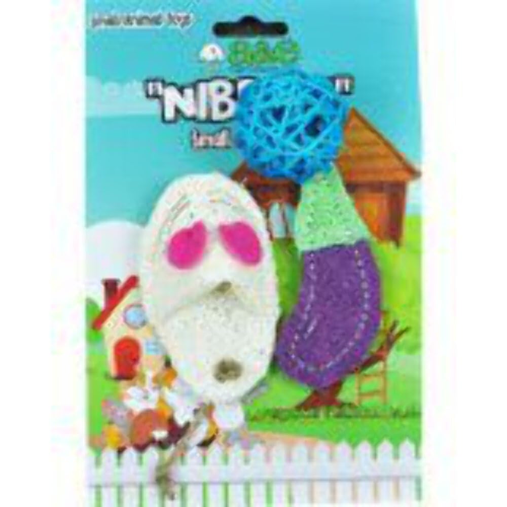 A&E Cage Company 52400972: Toy Loofah Banana/Strwbry