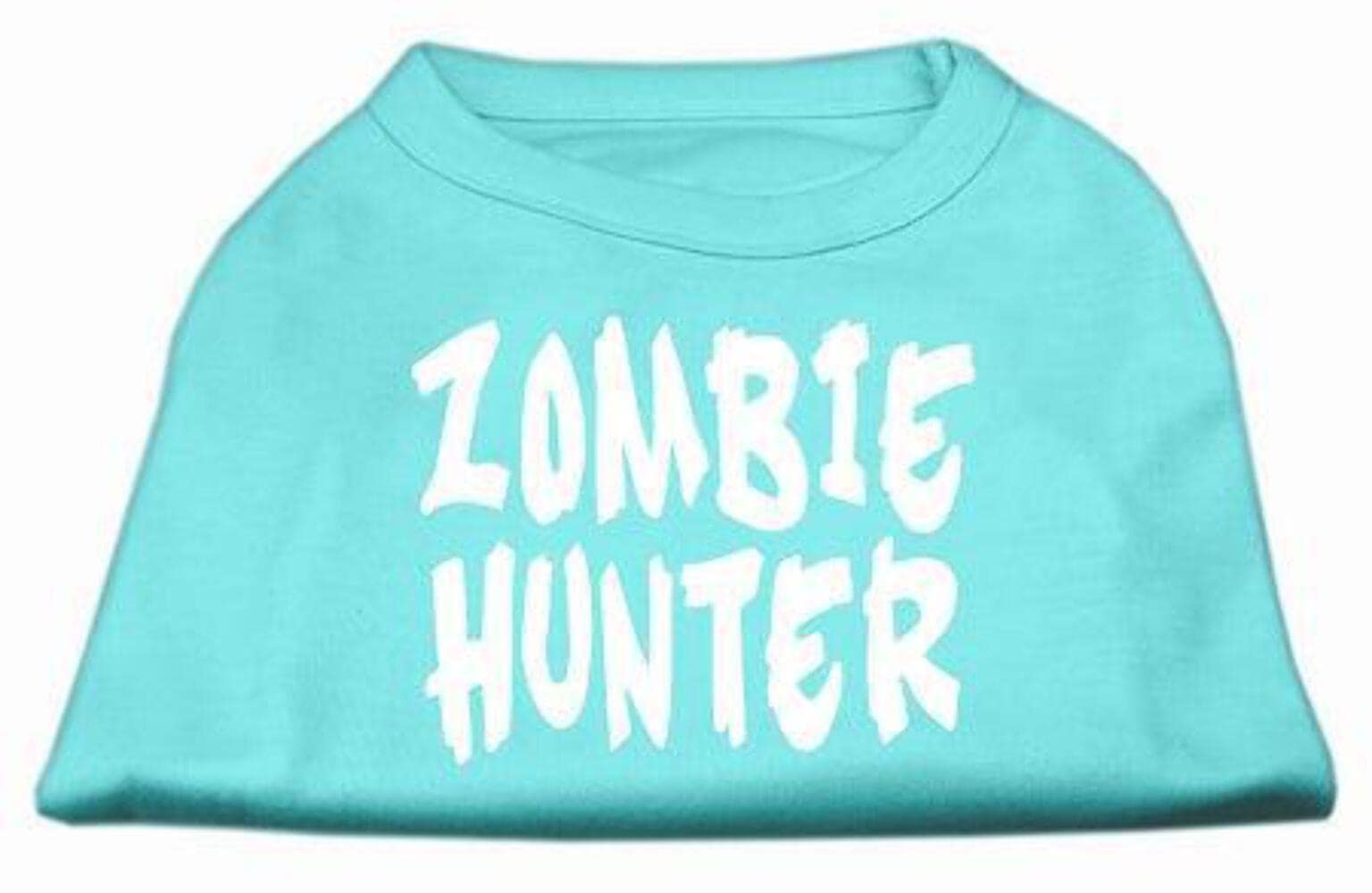 Mirage Pet Products 16-Inch Zombie Hunter Screen Print Shirt for Pets, X-Large, Black