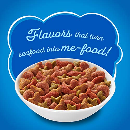 Purina Friskies Dry Cat Food Seafood Sensations With Salmon, Tuna, and Shrimp Flavors - 22 lb. Bag